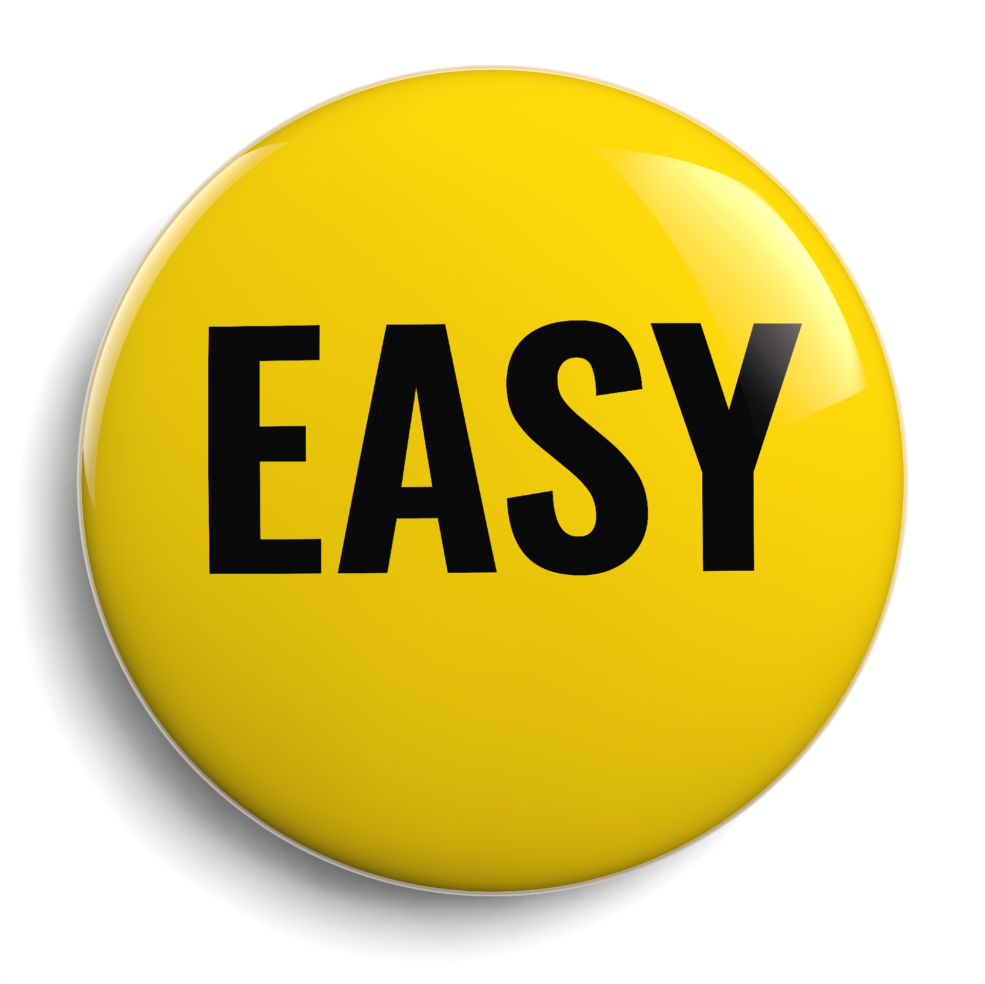 yellow easy button 